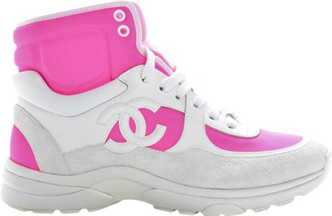 chanel pink high top sneakers|chanel sneakers street style.